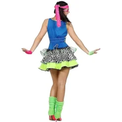 LAIQIANKUA 80-tals popflickklänning> Dräkter