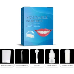 Tandfyllningssats Tillfälliga Tandlim för Trasiga Tänder, Att Forma Hålen I Tanden, Halloween Smink Tandmodifiering><noscript><img width=