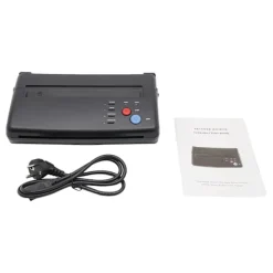 OEM Tattoo Transfer Stencil Printer, 21 cm skanningsbredd, lätt och bärbar,svart> Smink