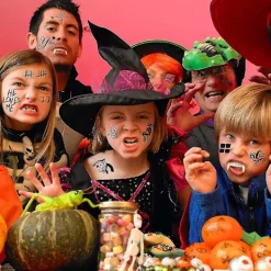 Tatueringar i stor storlek för Suicide Squad Joker Harley Quinn, 5 ark temporära tatueringsdekaler för Harley Quinn Joker Perfect><noscript><img width=