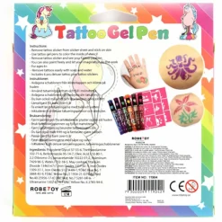 Leksaksaffären Tatueringspennor Deluxe 6-pack> Smink