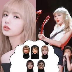 Taylor Swift 3D Mask Lisa 3D-Printad Rolig Huvtröja Ansikte Show Parodi Knepig Balaclava><noscript><img width=
