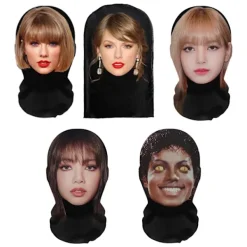 Taylor Swift 3D Mask Lisa 3D-Printad Rolig Huvtröja Ansikte Show Parodi Knepig Balaclava><noscript><img width=