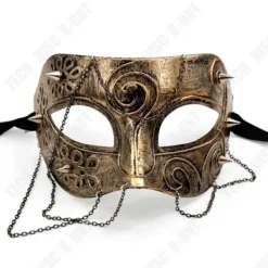 TECH DISCOUNT TD® Carnival Halvmask Retro romersk prins Grekisk antik jazzpunkkedja antik dansfest för män och kvinnor> Masker