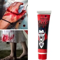 Teaterblod / Fake blod 28 ml – Perfekt för Halloween och><noscript><img width=