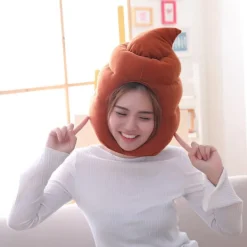 Tecknad Bajs Huvudbonad Kostym Hattar Håller Varma Tvätta enkelt> Huvudbonader