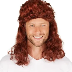 tectake Hockeyperuk Brun Brun Brun> Peruker