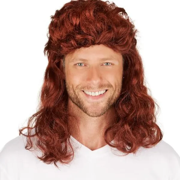 tectake Hockeyperuk Brun Brun Brun> Peruker