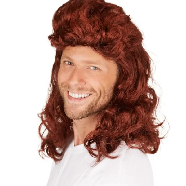 tectake Hockeyperuk Brun Brun Brun> Peruker