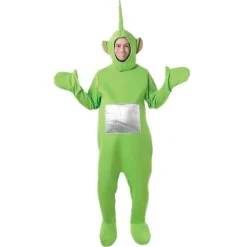 Teletubbies Vuxen Onesie med Huvudstycke Söt Plysch Jumpsuit Party Cosplay Outfit 180cm> Dräkter