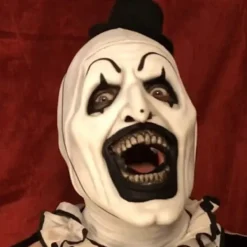 Terrifier 2 rt the Clown Msk Cosply Kostym Mskerd rekvisit><noscript><img width=