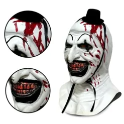 FMYSJ Terrifier 2 Art the Clown Skräckmask Halloweenfest Maskerad Horrormasker (FMY)><noscript><img width=