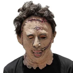 Texas Chainsaw Massacre Leatherface Mask – Latex Läskig Halloween Cosplay Mask för Filmkostymfester & Karnevalsevenemang><noscript><img width=