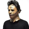 Texas Chainsaw Massacre Leatherface Mask i Latex - Skräckfilm Halloween Cosplay Kostymfest Evenemang Rekvisita Leksaker Karnevalsmask> Masker