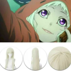 TG 80 cm Runa Yomozuki Kakegurui Loli Cosplay Peruk Cap Blekguld Anime><noscript><img width=