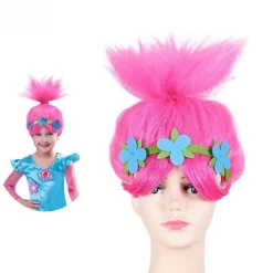 TG Anime Peruker Troll Poppy Syntethår ​​Peruker> Peruker