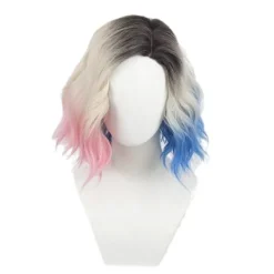 TG Cosplay Peruk för Addams Family Wednesday Enid Sinclair Kostymer Vit 1 st><noscript><img width=