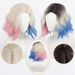 TG Cosplay Peruk för Addams Family Onsdag Enid Sinclair Kostymer svart 1 st><noscript><img width=