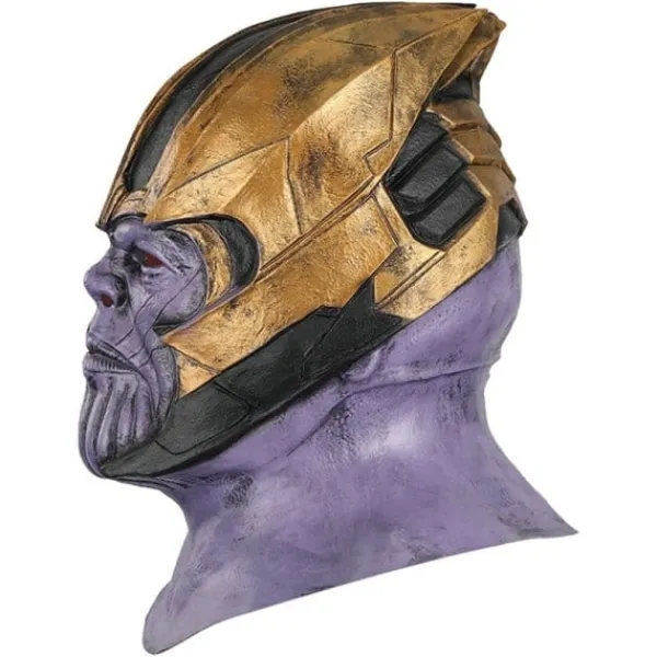 Fashion Hitch Thanos Latex Mask Halloween Vuxna Cosplay Dräkt> Masker
