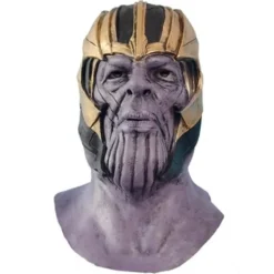 Fashion Hitch Thanos Latex Mask Halloween Vuxna Cosplay Dräkt><noscript><img width=