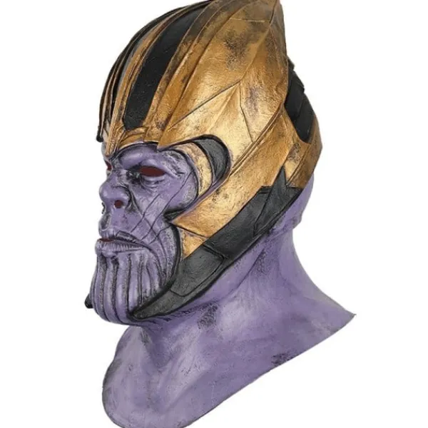 Fashion Hitch Thanos Latex Mask Halloween Vuxna Cosplay Dräkt> Masker