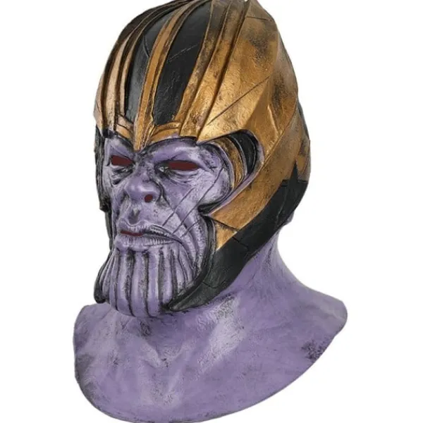 Fashion Hitch Thanos Latex Mask Halloween Vuxna Cosplay Dräkt> Masker
