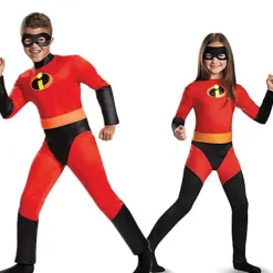 The Incredibles Costume Jack Parr Cosplay Jumpsuit Incredibles Bob Parr Cosplay Adult Kid Bodysuit Mask Suit Halloween Costume _iu -a 150> Dräkter