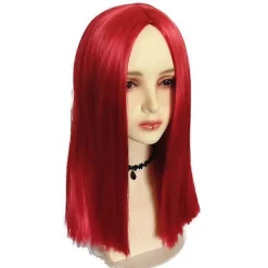 The Nightmare Before Christmas Sally Peruk - Långt Rött Hår för Cosplay{KDO}> Peruker