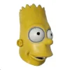 The Simpsons Bart Mask Halloween Högkvalitativ Latex Kostym Mask - JA> Masker