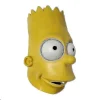 The Simpsons Bart Mask Halloween Högkvalitativ Latexdräktmask - JA_tfrf> Masker