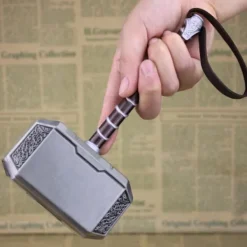 Thors Hammare Kostymtillbehör, 20cm Thors Hammare - Silver Andra Generationen> Tillbehör