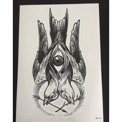 XiaoTeng Tillfällig Tatuering 21 x 15cm - Bird Eye> Smink