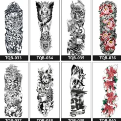 INF Tillfällig tatueringsdekal för hela armen 2><noscript><img width=