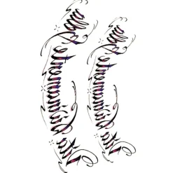 INF Tillfällig Tatueringsärm - 5-pack model 1> Smink