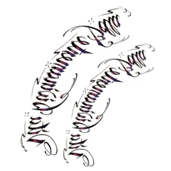 INF Tillfällig Tatueringsärm - 5-pack model 1><noscript><img width=