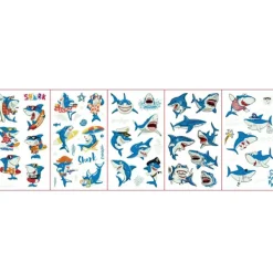 Tillfälliga Halloween-tatueringar för barn, självlysande klistermärken> Smink