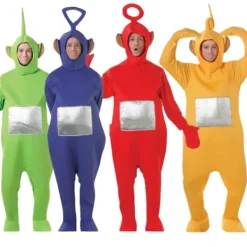 Tinky Winky Teletubbies Vuxenkostym, Grön Overall[YDE] 160 cm> Dräkter