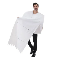 Toalettpappersrulle Vuxen Halloween Kostym Rolig Kostym För Män Och Kvinnor-SDR 2025th> Dräkter