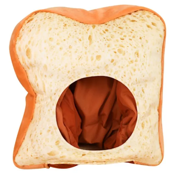 ATELA Toast Bröd Hatt Varmt Bröd Selfie Rekvisita Plysch Hatt Kostymtillbehör> Huvudbonader