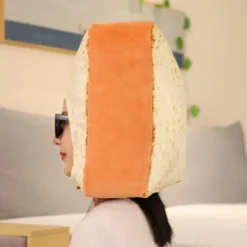 ATELA Toast Bröd Hatt Varmt Bröd Selfie Rekvisita Plysch Hatt Kostymtillbehör><noscript><img width=