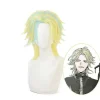 Tokyo Revengers Rindo Haitani Gyllene Blandad Blå Kort Peruk Cosplay> Peruker