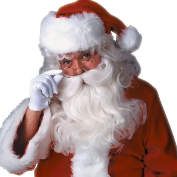 Tomte Skägg och Peruk Set Jul Vuxen (En Storlek)> Tillbehör