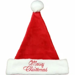 MTK TomteLuva Broderad Merry Christmas> Huvudbonader