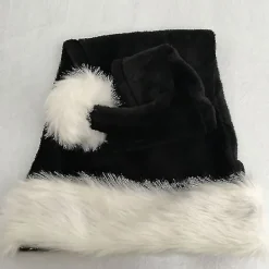 W Tomteluva för vuxna 75cm Svart Plysch Pompom Kostym><noscript><img width=