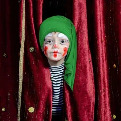 Tomteluva Jul Dvärg Hatt Färgad Dvärgdräkt Hatt Fukttransporterande Andningsbar Hatt för Julfest Tomtedräkter One Size><noscript><img width=