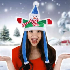 Tomteluva Jul Rekvisita Nyår Rolig Julhatt Vuxna Barn Juldekorationer Till Hemma Jultomten><noscript><img width=