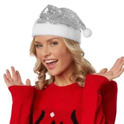 tectake Tomteluva med paljetter> Huvudbonader