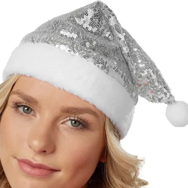 tectake Tomteluva med paljetter> Huvudbonader