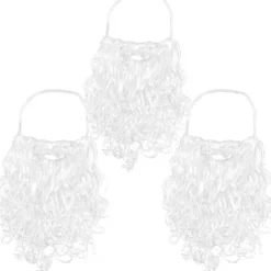 Tomteluvor Tomteskägg och Tomteperuk Juldekorationer Julhatt Skägg och Peruk Set för Vuxna Familjefester Presenter Fancy Nyhet Kostymklänning 3x Santa Beards | Fyndiq> Tillbehör
