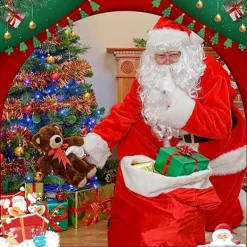 Tomteluvor Tomteskägg och Tomteperuk Juldekorationer Julhatt Skägg och Peruk Set för Vuxna Familjefester Presenter Fancy Nyhet Kostymklänning 3x Santa Beards | Fyndiq><noscript><img width=